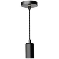 Segula Pendelleuchte ALIX Wave schwarz 3m 70135 LED-hanglamp E27