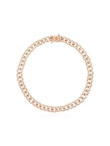 SHAY mini bracelet en or rose 18ct 7 pouces orné de diamants