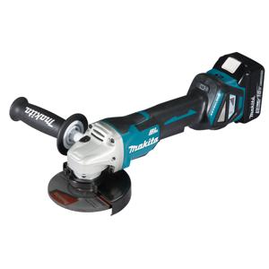 Makita DGA515RTJ DGA515RTJ Haakse accuslijper 125 mm Incl. 2 accus, Incl. lader 18 V 5 Ah