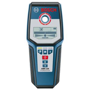 Bosch Professional GMS 120 0601081000 Detectieapparaat Detectiediepte (max.) 120 mm Geschikt voor Hout, Ferrometaal, Non-ferrometaal, Spanningsvoerende kabels