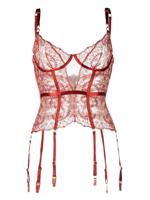 Bordelle soutien-gorge-corset Cymatic Basque - Rouge