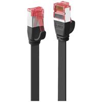 LINDY 47570 RJ45 Netwerkkabel, patchkabel CAT 6 U/FTP 0.30 m Zwart 1 stuk(s) - thumbnail