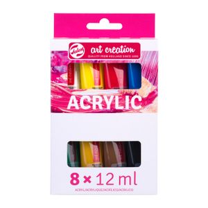 Acrylverf Talens Art Creation set ÃƒÆ' 8 kleuren 12ml