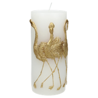 Wants&Needs Accessoires Kaars Flamingo