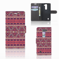 LG Magna | G4C Telefoon Hoesje Aztec Paars