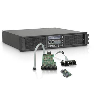 RAM Audio W12004 DSPAES Professionele versterker met DSP en AES-module RAM Audio W12004 DSPAES Professionele versterker met DSP en AES-module