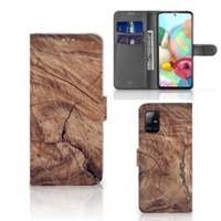 Samsung Galaxy A71 Book Style Case Tree Trunk - thumbnail