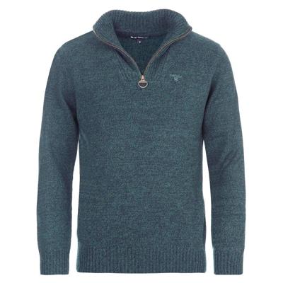 Herentrui Essential lambswool half zip seaweed Herentrui Essential lambswool half zip seaweed