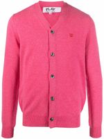 Comme Des Garçons Play cardigan léger en laine - Rose