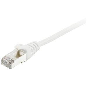 Equip 605518 RJ45 Netwerkkabel, patchkabel CAT 6 S/FTP 15.00 m Wit Vergulde steekcontacten 1 stuk(s)