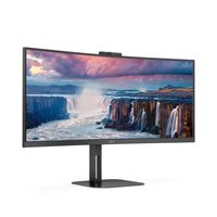 AOC Value-Line CU34V5CW/BK LED-monitor Energielabel G (A - G) 86.4 cm (34 inch) 3440 x 1440 Pixel 21:9 4 ms HDMI, DisplayPort, USB 3.2 Gen 1, USB-C, - thumbnail