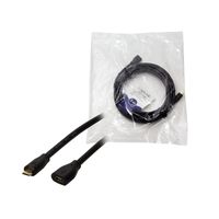 LogiLink USB-kabel USB 2.0 USB-micro-B stekker, USB-micro-B bus 3.00 m Zwart CU0124 - thumbnail