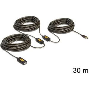 Delock 83453 Kabel USB 2.0 Verlengstuk, actief 30 m