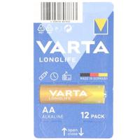 VARTA alkaline AAA (LR03) duurzame batterijen 1,5 V AA Mignon 12 stuks 12 Pile zilver