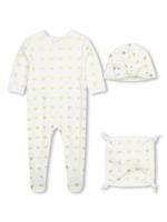 Michael Kors Kids trousseau de naissance à motif monogrammé - Blanc