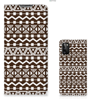 Samsung Galaxy A41 Hoesje met Magneet Aztec Brown