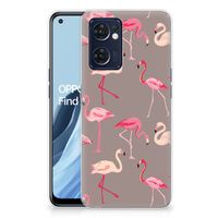 OPPO Reno 7 5G | Find X5 Lite TPU Hoesje Flamingo - thumbnail