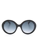 Kate Spade lunettes de soleil à monture ronde - Noir