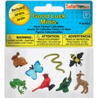Safari Speeldierenset Backjard Junior 2,5 Cm Multicolor 8-delig