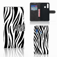Huawei Nova 4 Telefoonhoesje met Pasjes Zebra