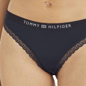 Tommy Hilfiger Tonal Logo Lace Thong