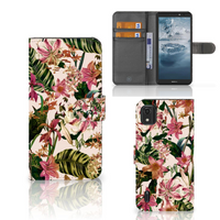 Nokia C2 2nd Edition Hoesje Flowers