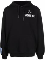 MCQ hoodie à détail de patch - Noir