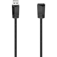 Hama USB-kabel USB 2.0 USB-A bus, USB-A stekker 3.00 m Zwart 00200620 - thumbnail