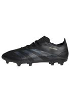 adidas Predator League voetbalschoenen, uniseks, stevige grondschoenen, Core Zwart Carbon Goud Met, 39 1/3 EU