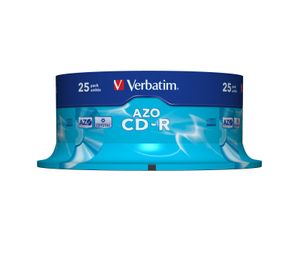 Verbatim CD-R AZO Crystal 700 MB 25 stuk(s)