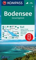 Wandelkaart 1C Bodensee Gesamtgebiet | Kompass - thumbnail