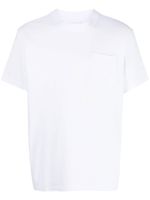 sacai t-shirt à détail zippé - Blanc