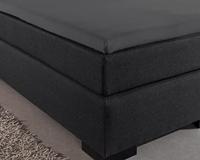 Hoeslaken Topper 100% Katoen, Vochtabsorberend en Warmteregulerend, Voor StandaardToppers 10 tot 12cm, Antraciet, 90 x 220 cm