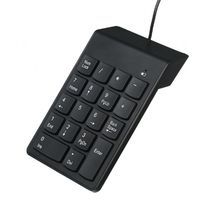 Gembird KPD-U-03 numeriek toetsenbord Notebook/pc USB Zwart - thumbnail