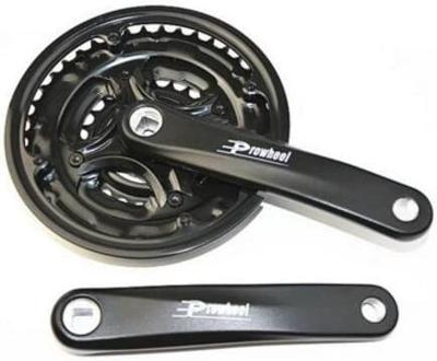Prowheel crankset 152 mm triple 42 32 22 t zwart - 4 mm