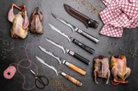 Forged lederen hoes uitbeenmes