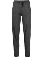 Cashmere In Love pantalon en maille fine à lien de resserrage - Gris