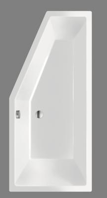 Xenz Society Compact badkuip rechts 170x75x44cm bahama beige