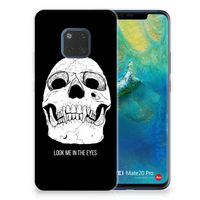 Silicone Back Case Huawei Mate 20 Pro Skull Eyes