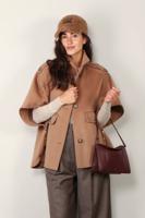 Max Mara jas Bruin , Beige Kasjmier 2424736121600