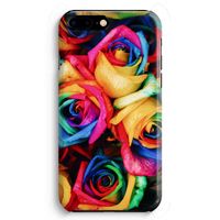 Neon bloemen: iPhone 8 Plus Volledig Geprint Hoesje - thumbnail