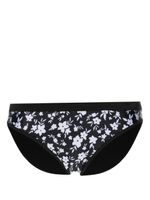 Duskii floral-print bikini bottom - Noir - thumbnail