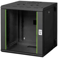 Digitus DN-19 12-U-3-SW 19inch-wandkast (b x h x d) 600 x 643 x 600 mm 12 HE Zwart, Zwart (RAL 9005) - thumbnail