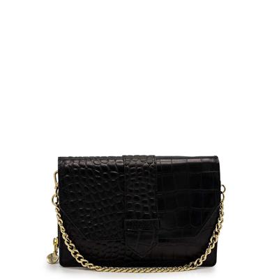 MOSZ Krisbag Telefoontasje Croco Black Gold MOSZ Krisbag Telefoontasje Croco Black Gold