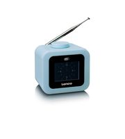 Lenco CR-620 Wekker radio Blauw - thumbnail