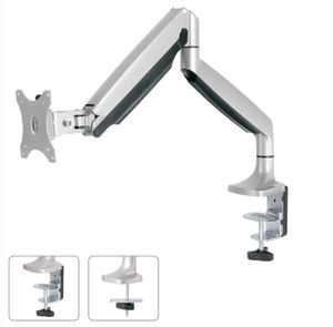 NeoMounts Flat Screen Desk mount (10-32 ) desk clamp/grommet - [NM-D750SILVER]