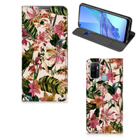 OPPO A53 | A53s Smart Cover Flowers - thumbnail