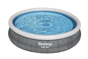 Bestway Fast Set Set Met Rond Opblaasbaar Zwembad 3,66 m x 76 cm