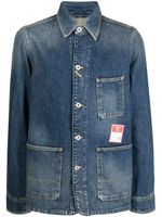 Kenzo veste en jean à patch logo - Bleu - thumbnail