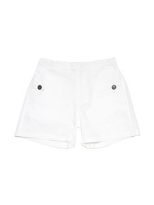 Nº21 Kids short en coton à logo brodé - Blanc